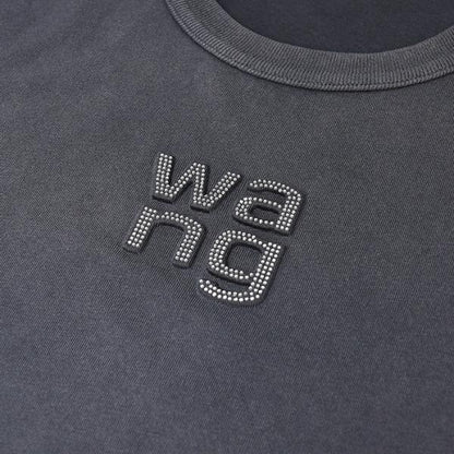 Alexander Wang Logo Shrunken T-Shirt