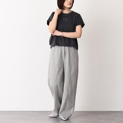 Alexander Wang Logo Shrunken T-Shirt