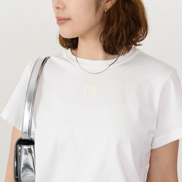 Alexander Wang puffed logo cotton jersey t-shirt 