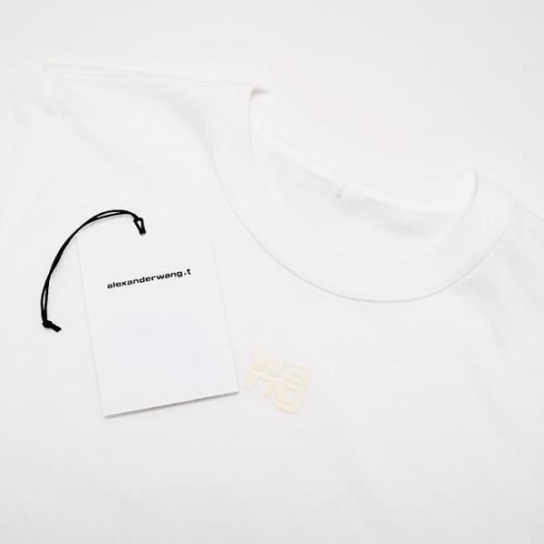Alexander Wang puffed logo cotton jersey t-shirt 