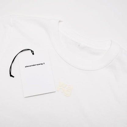 Alexander Wang puffed logo cotton jersey t-shirt 