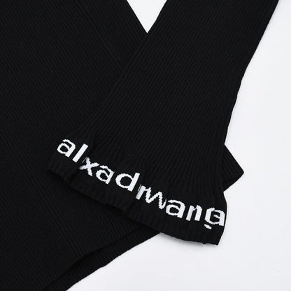 Alexander Wang Long Sleeve Ruffled Turtleneck 