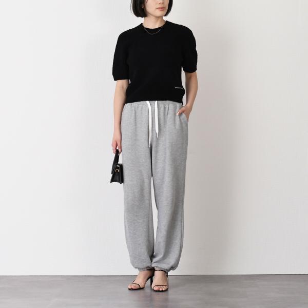 Alexander Wang Cropped Short Sleeve Crew Neck T-Shirt 