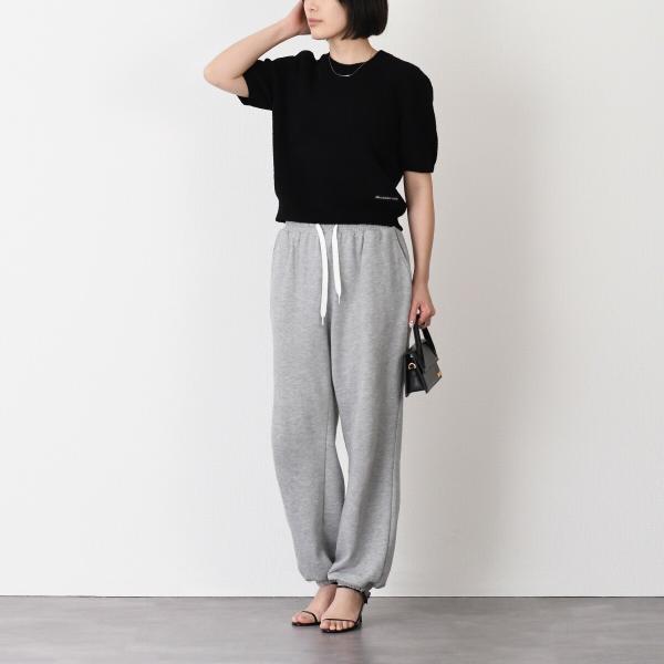 Alexander Wang Cropped Short Sleeve Crew Neck T-Shirt 