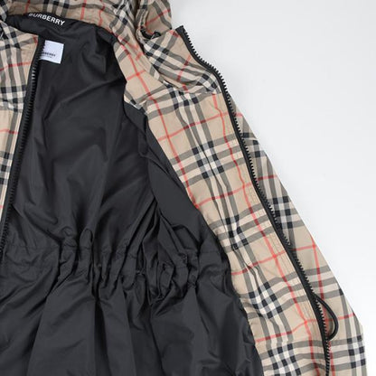 BURBERRY チェック ドローストリング ジャケット