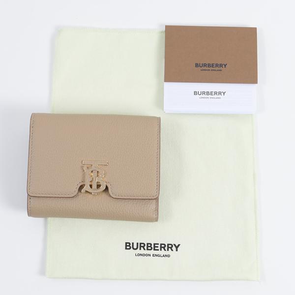 BURBERRY 그레이니 가죽 트라이 배 지갑 