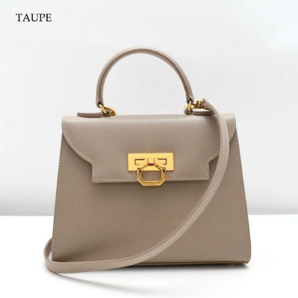 カルボッティー　バックトープ CARBOTTI（カルボッティ） CARBOTTI GRETA ハンドバッグ 245-TAUPE