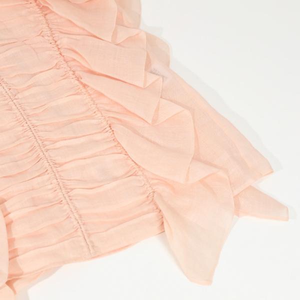 CHLOE sleeveless ruffle top 