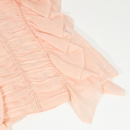 CHLOE sleeveless ruffle top 