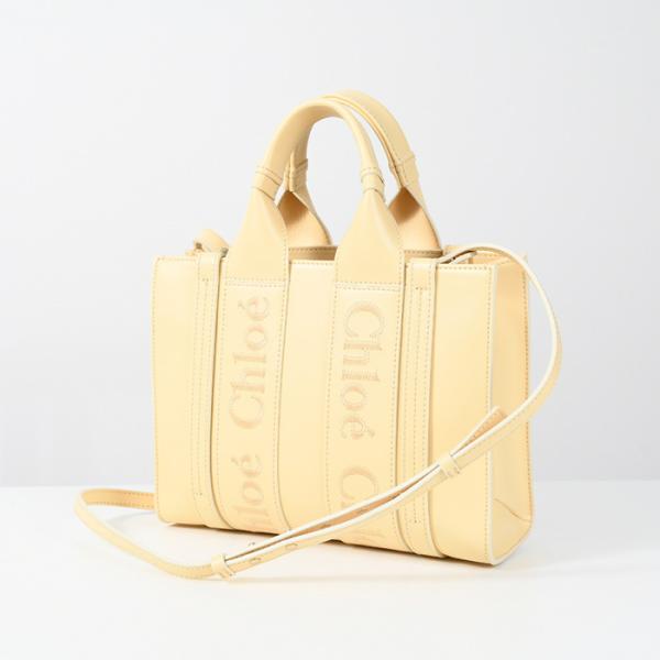 CHLOE WOODY カーフスキンレザースモールバッグ