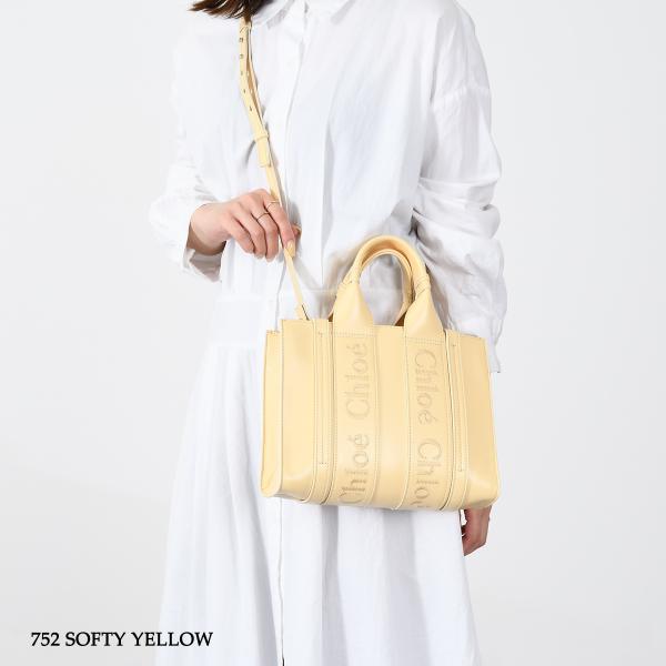 CHLOE WOODY カーフスキンレザースモールバッグ