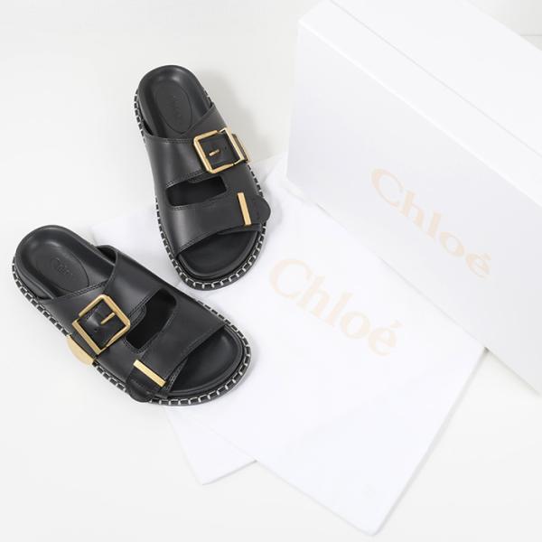 CHLOE REBECCA 슬라이드 샌들 