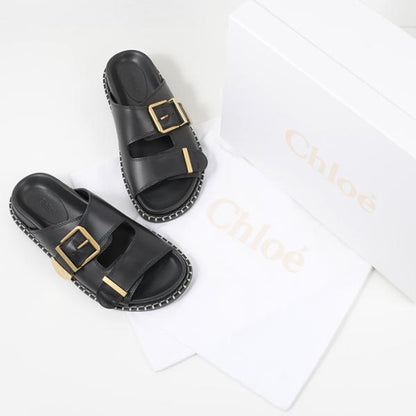 CHLOE REBECCA 슬라이드 샌들 