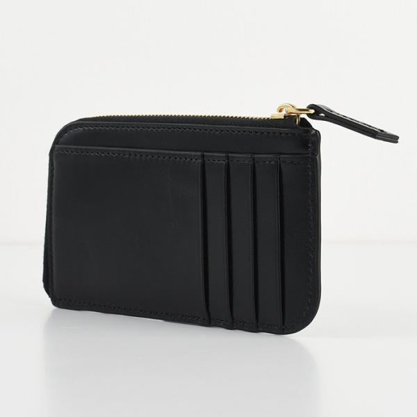 CHLOE シャイニーレザー製クロエ Cカードスロット付きスモールウォレット