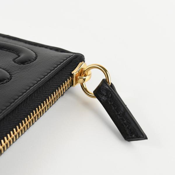 CHLOE シャイニーレザー製クロエ Cカードスロット付きスモールウォレット