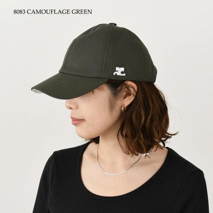 Courreges 시그니처 AC 코튼 캡 