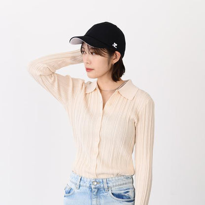 Courreges 시그니처 AC 코튼 캡 