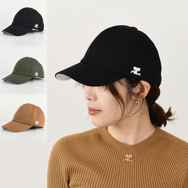 Courreges 시그니처 AC 코튼 캡 