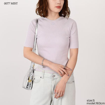 Courreges SOLAR ライト リブ セーター