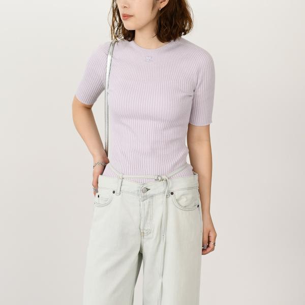 Courreges SOLAR ライト リブ セーター
