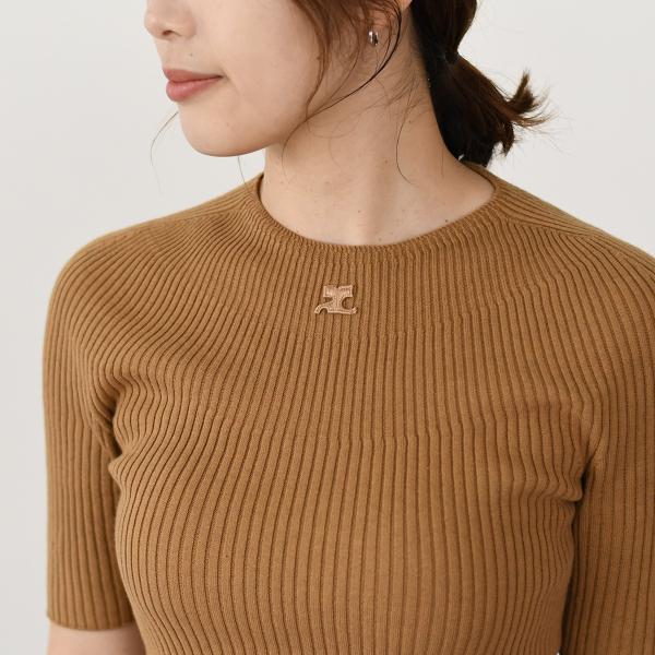 Courreges SOLAR ライト リブ セーター