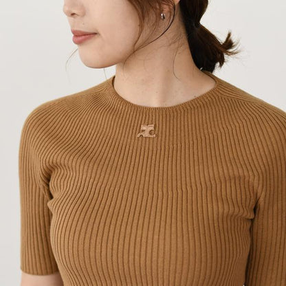 Courreges SOLAR ライト リブ セーター