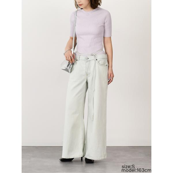 Courreges SOLAR ライト リブ セーター