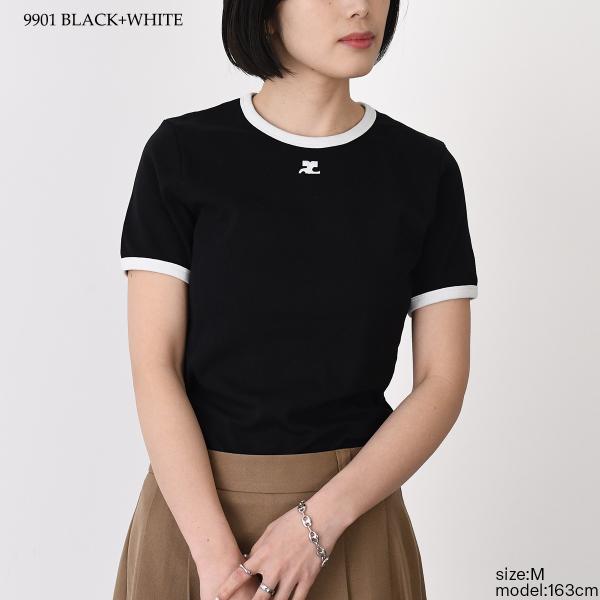 Courreges シグネチャーコントラストTシャツ