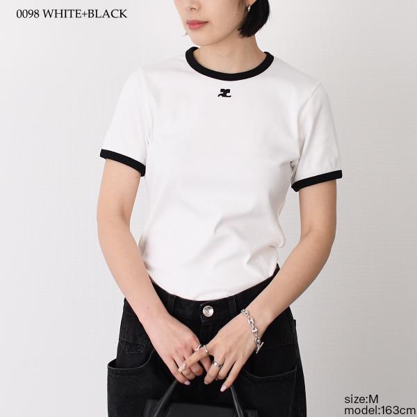 Courreges シグネチャーコントラストTシャツ