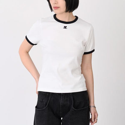Courreges シグネチャーコントラストTシャツ