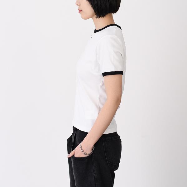 Courreges シグネチャーコントラストTシャツ