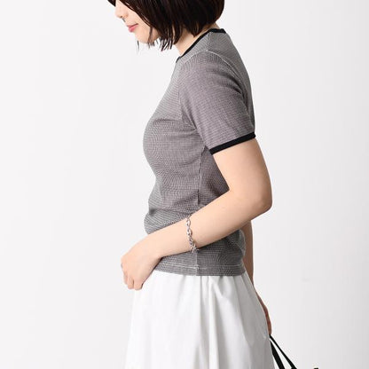 Courreges シグネチャーコントラストTシャツ