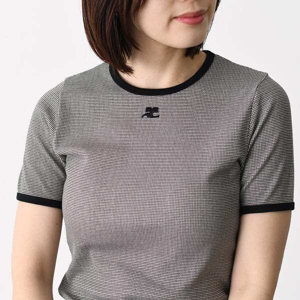 Courreges シグネチャーコントラストTシャツ