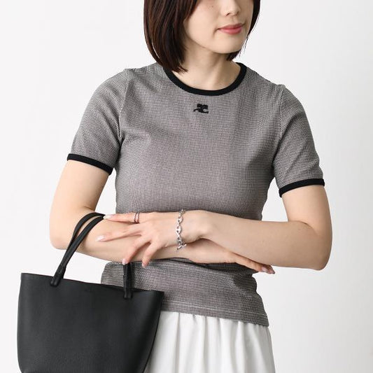 Courreges シグネチャーコントラストTシャツ
