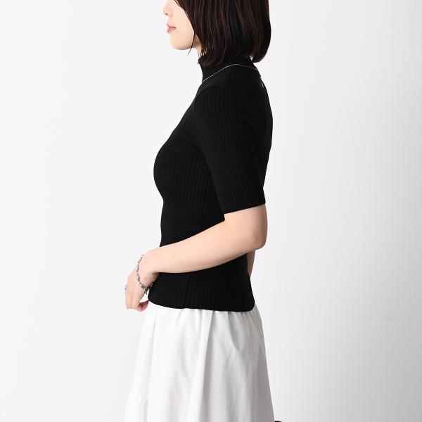 Courreges REEDITION 半袖リブニットセーター