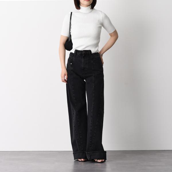 Courreges REEDITION 半袖リブニットセーター