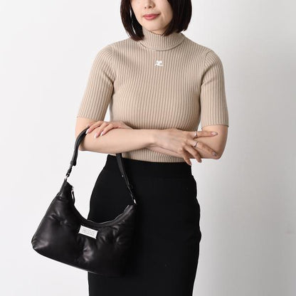 Courreges REEDITION 半袖リブニットセーター