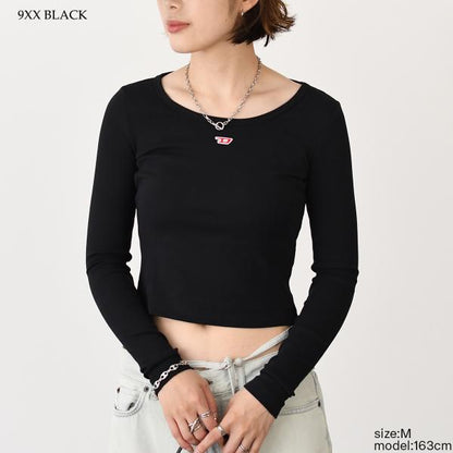 DIESEL ディーゼル T-BALLET-D リブ長袖Tシャツ