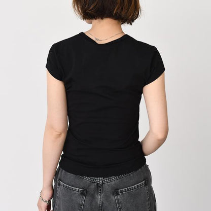 DIESEL T-ANGIE コットンジャージーTシャツ スリムフィット