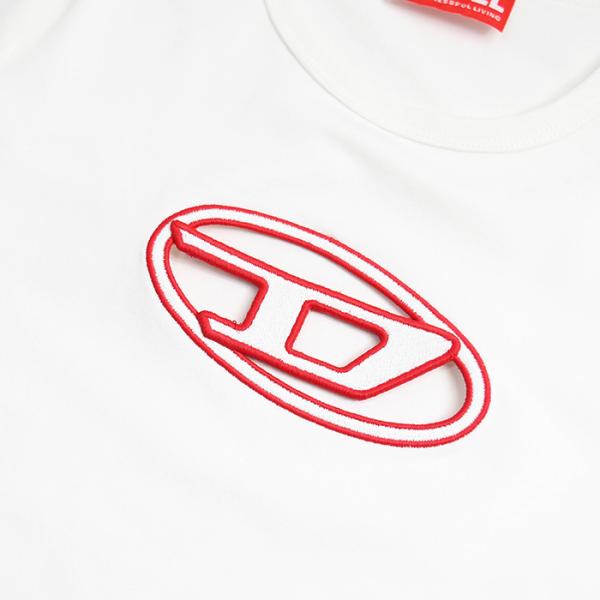 DIESEL T-ANGIE コットンジャージーTシャツ スリムフィット