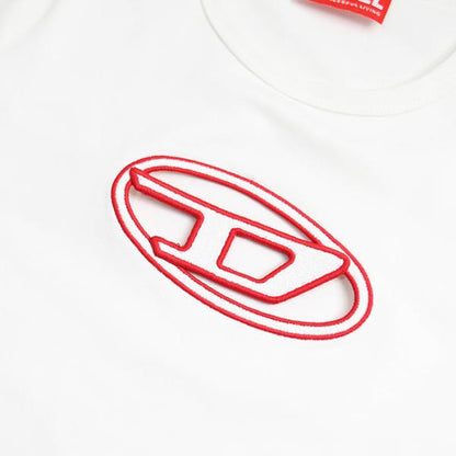 DIESEL T-ANGIE コットンジャージーTシャツ スリムフィット