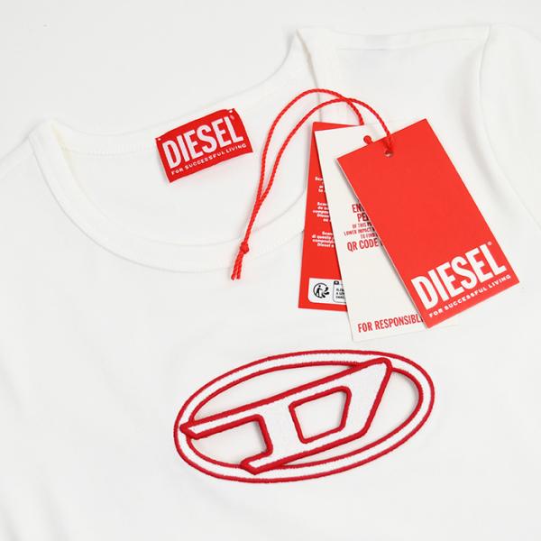 DIESEL T-ANGIE コットンジャージーTシャツ スリムフィット