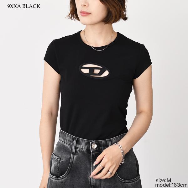 DIESEL T-ANGIE コットンジャージーTシャツ スリムフィット