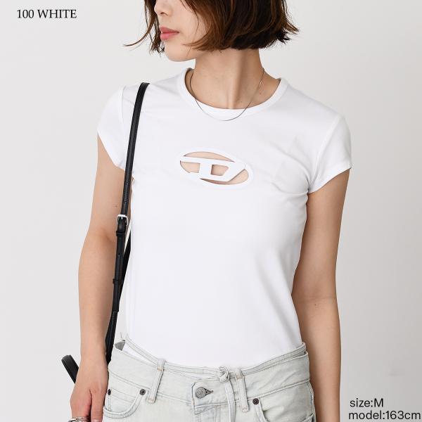 DIESEL T-ANGIE コットンジャージーTシャツ スリムフィット