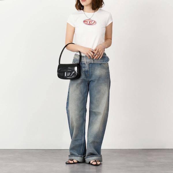 DIESEL T-ANGIE コットンジャージーTシャツ スリムフィット