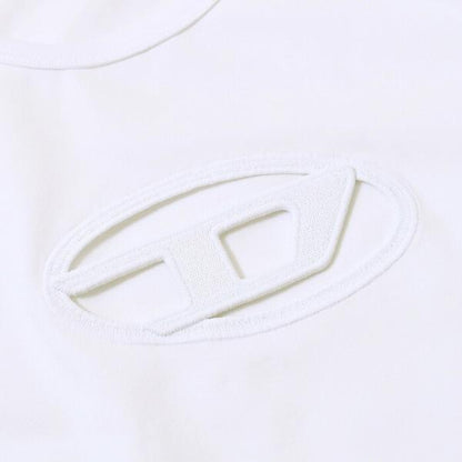 DIESEL D-ANGIEL Cotton Jersey Mini Dress 
