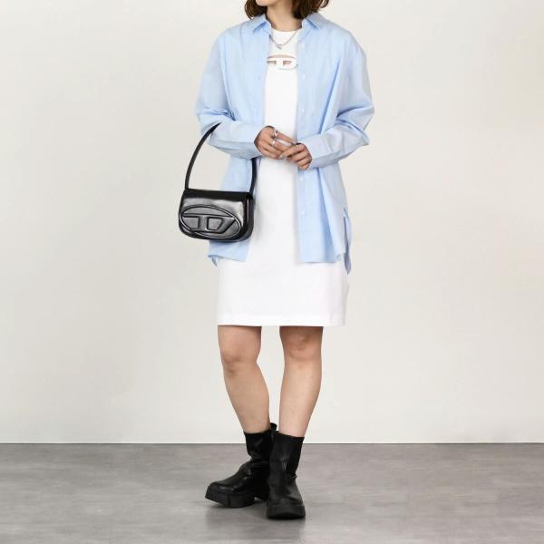 DIESEL D-ANGIEL Cotton Jersey Mini Dress 