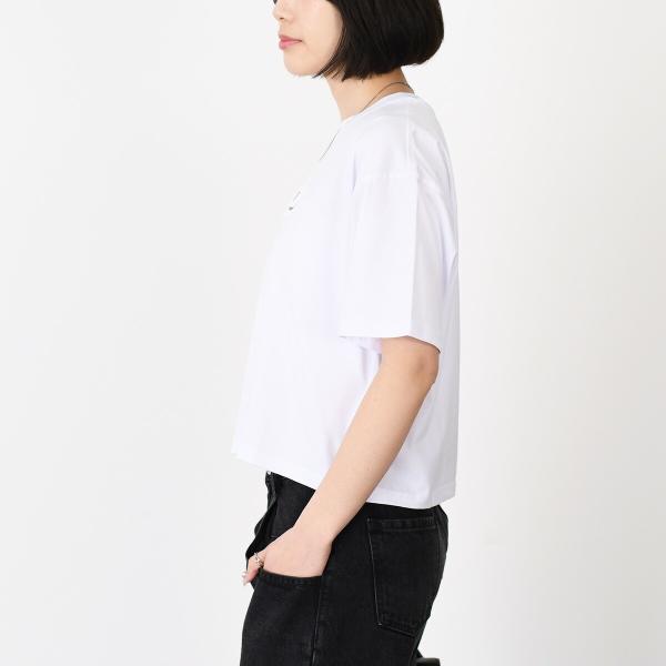 DIESEL T-BUXT-CROP-OD Cotton Jersey T-Shirt Relaxed Fit 