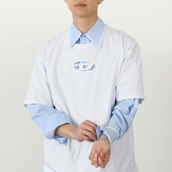 DIESEL T-BOXT-OD コットンジャージーTシャツ リラックスフィット