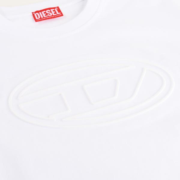 DIESEL T-ADJUST-BIGOVAL コットンジャージーTシャツ レギュラーフィット
